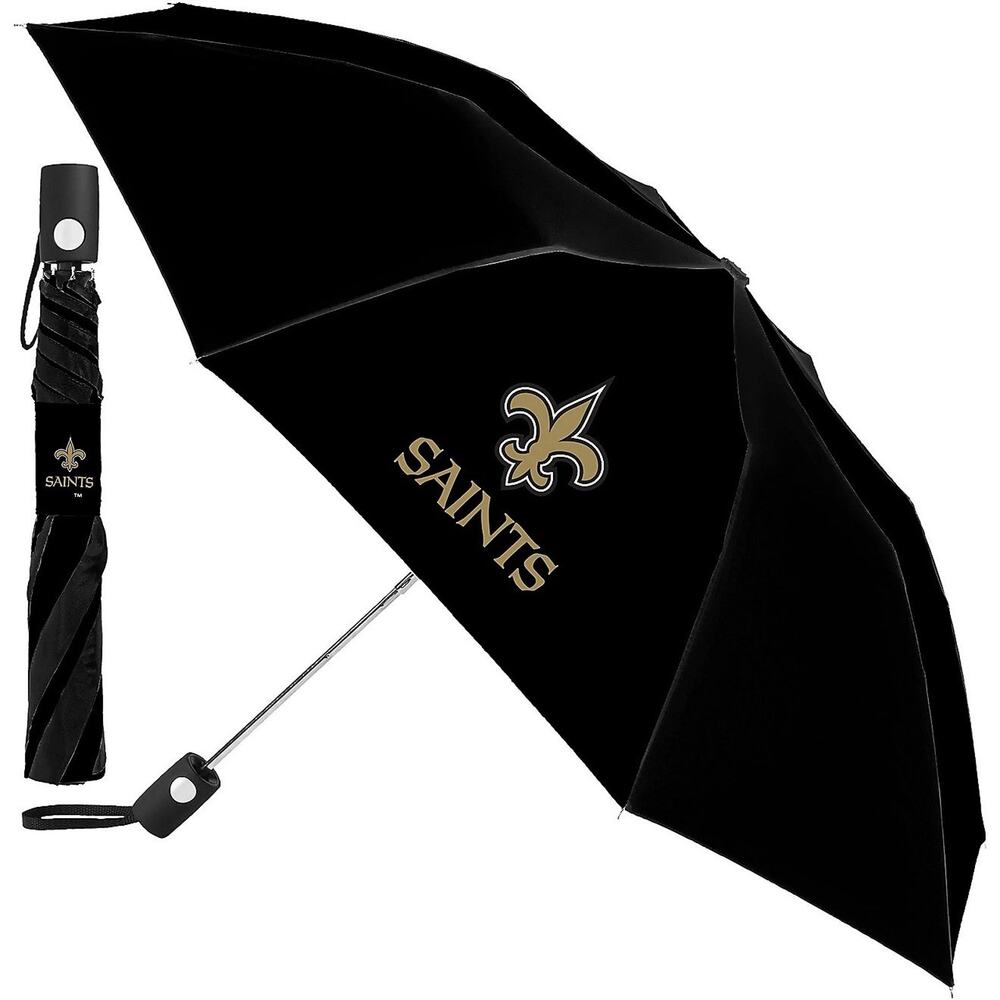 NFL Wincraft New Orleans Saints Auto Folding Umbrella Brand New